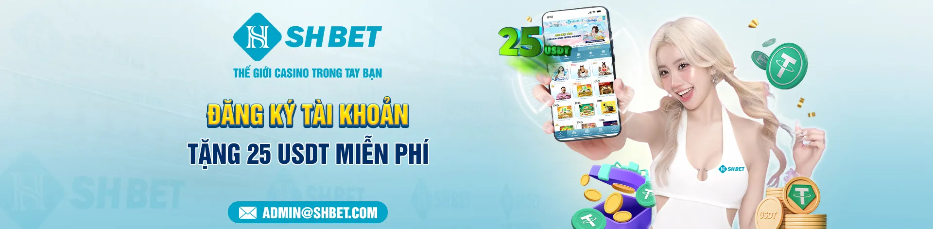 SHBET - Trang Chính Thức SHBET.COM | Casino Uy Tín #1 2026 2 Đăng ký SHBET nhận thưởng 25 USDT miễn phí